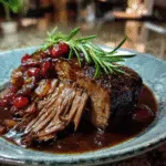 Slow-Braised Beef Roast: Why This Cranberry Glaze Wins