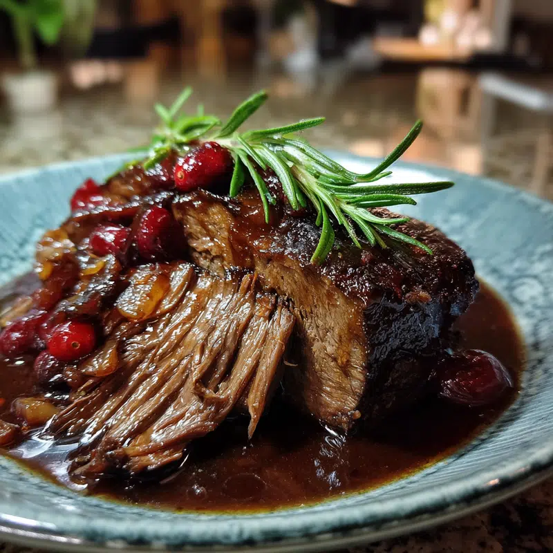 Slow-Braised Beef Roast: Why This Cranberry Glaze Wins