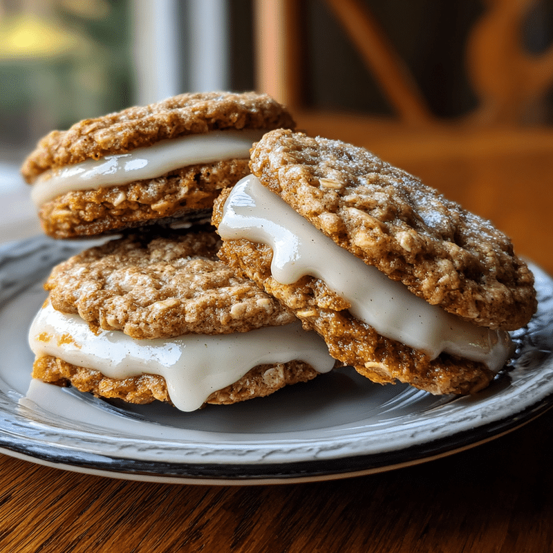 Spiced Eggnog Oatmeal Cream Pies: A Holiday Dessert Delight