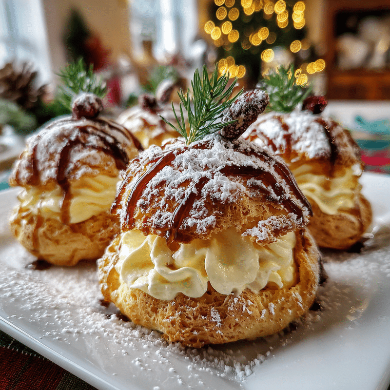 Eggnog Cream Puffs: 5 Irresistible Holiday Dessert Bites