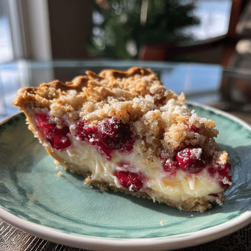 Cranberry Cream Cheese Crumb Pie: A Decadent Holiday Dessert