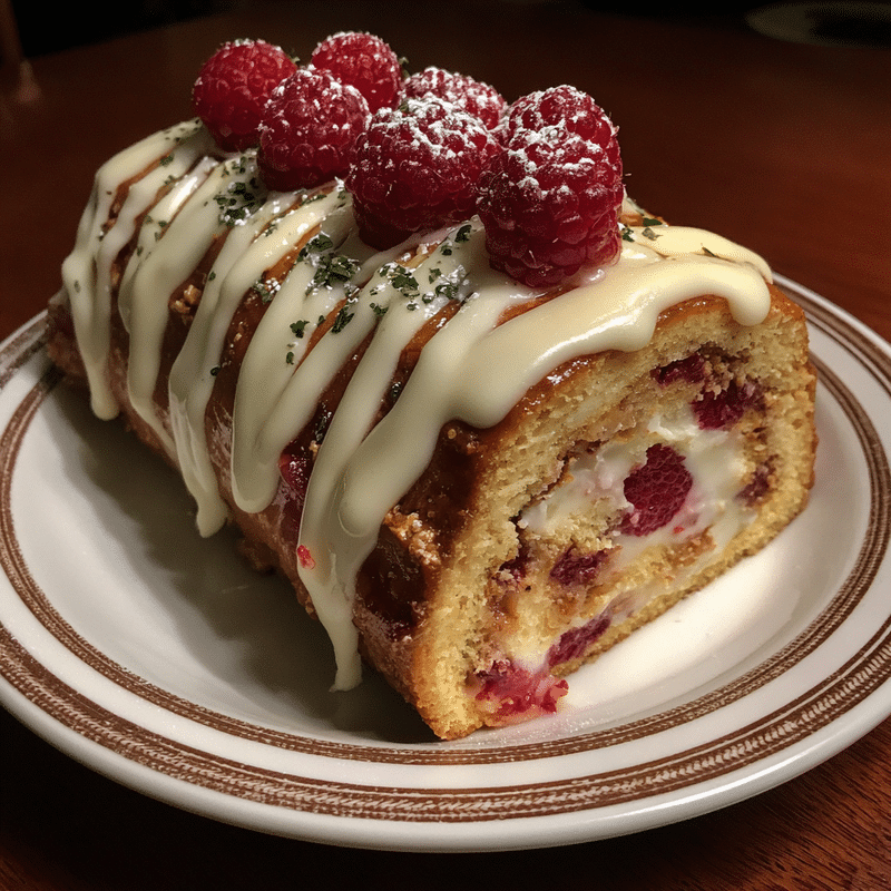 How to Make an Easy White Chocolate Raspberry Yule Log Cake
