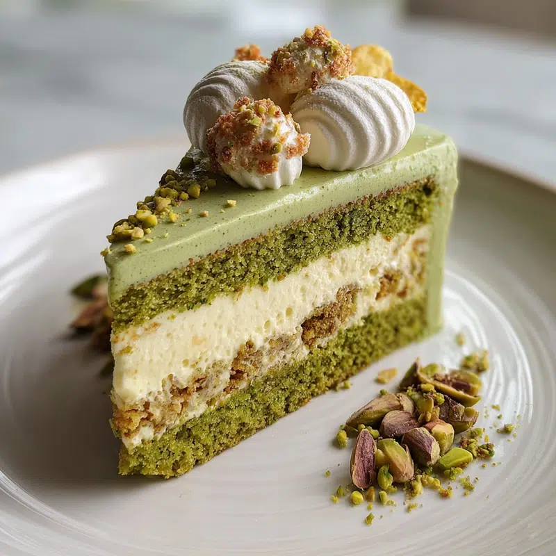 Elegant Pistachio Mascarpone Cake: Decadent Dessert Magic!