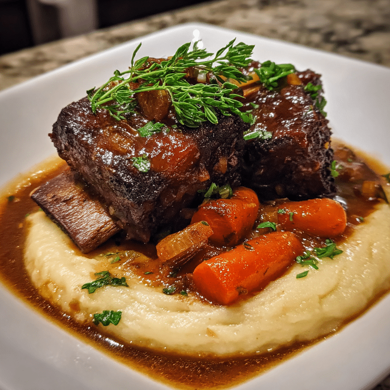 Apple Cider Braised Short Ribs: Fall-Off-The-Bone Magic