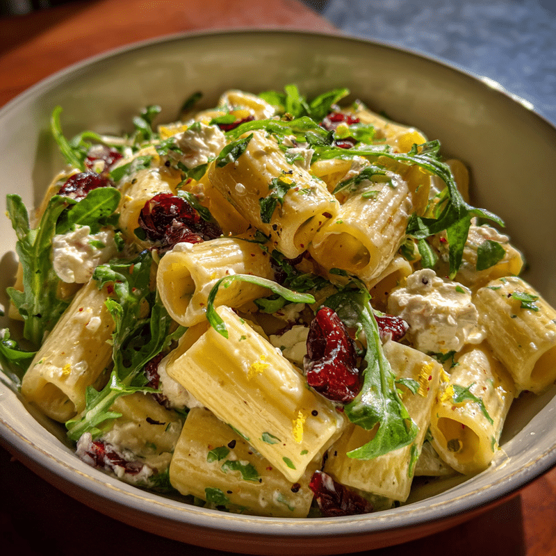 Creamy Feta Cranberry Rigatoni: A Zesty Summer Salad Delight