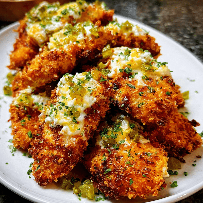 Crispy Dill Pickle Parmesan Chicken: A Flavor Explosion
