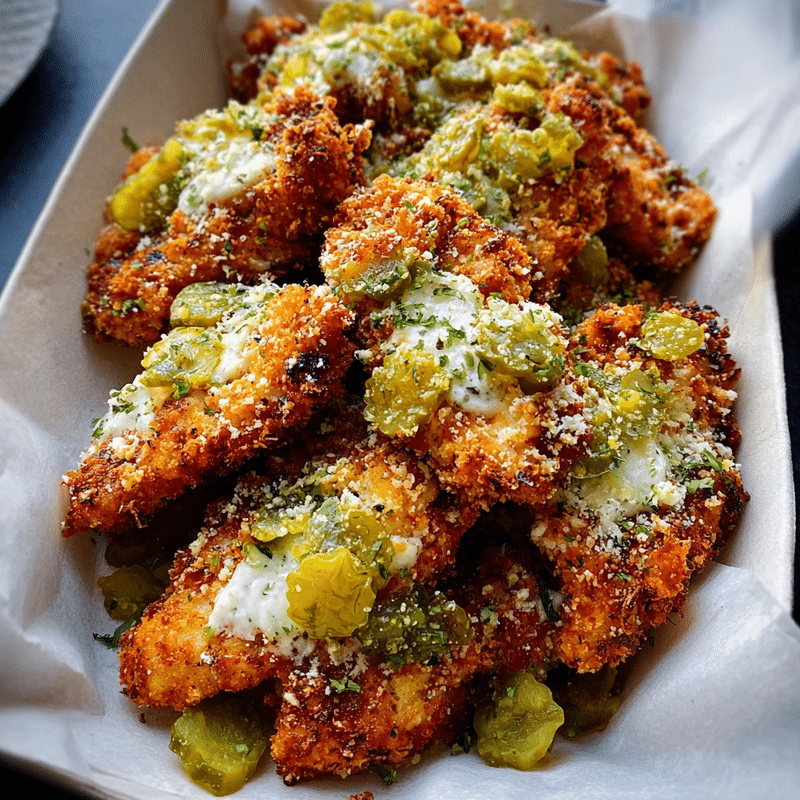 Crispy Dill Pickle Parmesan Chicken: A Flavor Explosion