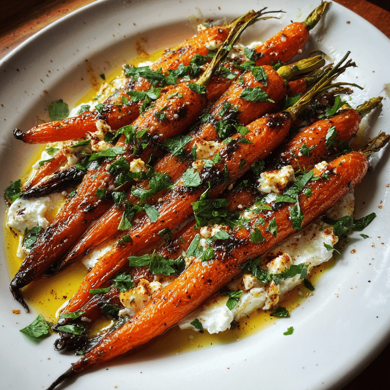 Roasted Carrots with Whipped Ricotta: Sweet Meets Savory