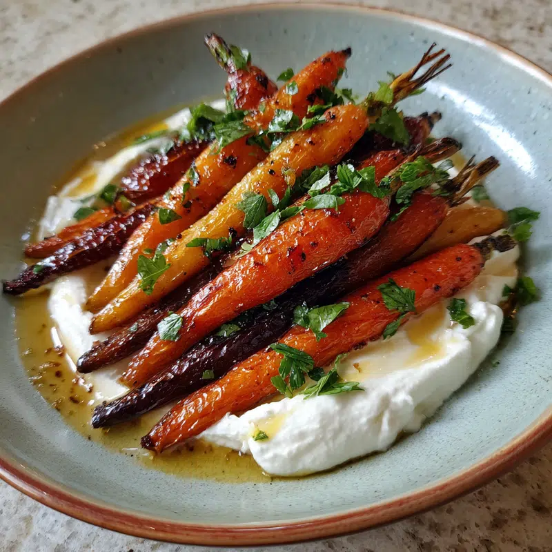 Roasted Carrots with Whipped Ricotta: Sweet Meets Savory