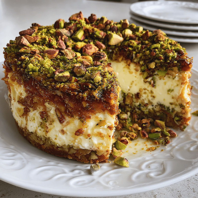 1. Baklava Pistachio Cheesecake: The Best Dessert Mashup You Need to Try 2. Why This Baklava Pistachio Cheesecake Will Blow Your Mind 3. 5 Reasons You'll Obsess Over This Baklava Pistachio Cheesecake 4. How to Make the Ultimate Baklava Pistachio Cheesec