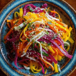 Shaved Rainbow Carrot Sesame Salad: The Best Healthy Recipe You'll Love