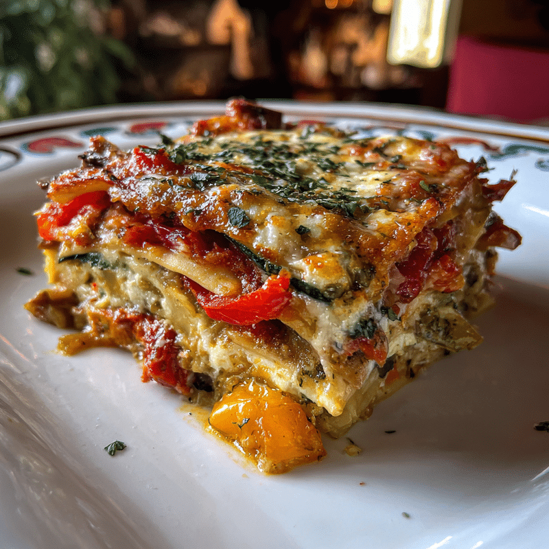 Layered Mediterranean Vegetable Lasagna: The Best Cozy Comfort Dish