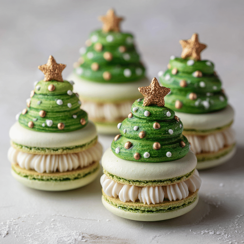 Christmas Tree Cake Macarons: Best Holiday Dessert Hack!
