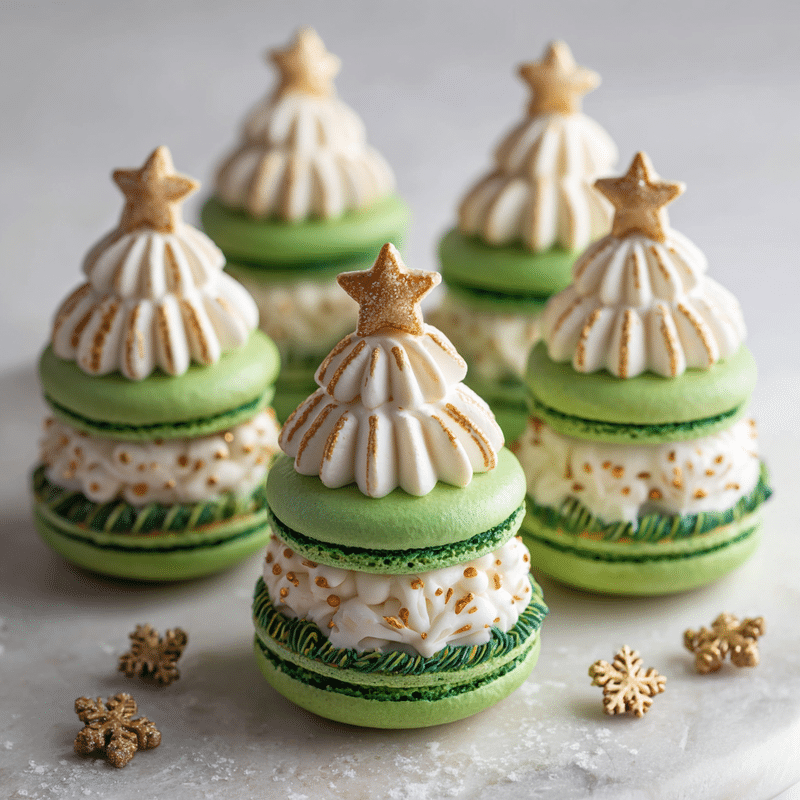 Christmas Tree Cake Macarons: Best Holiday Dessert Hack!