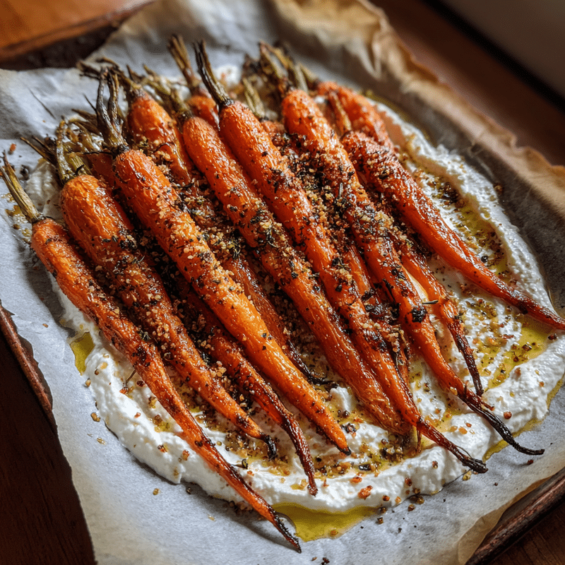 Roasted Carrots with Whipped Feta: Your New Favorite Side Dish