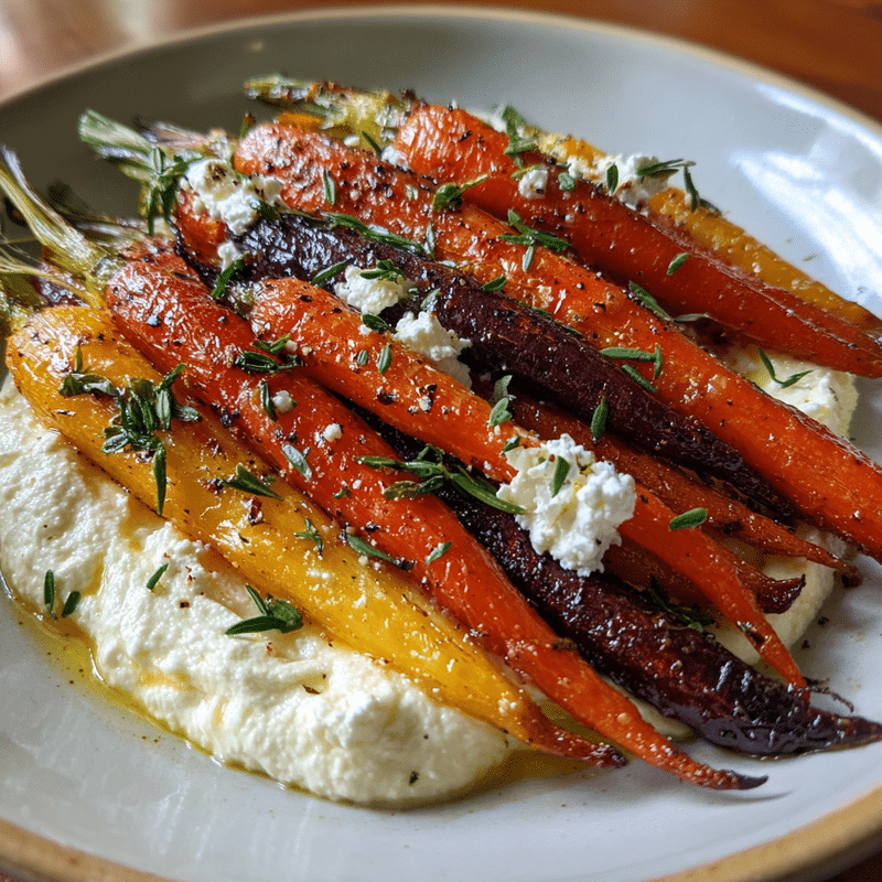 Roasted Carrots with Whipped Feta: Your New Favorite Side Dish