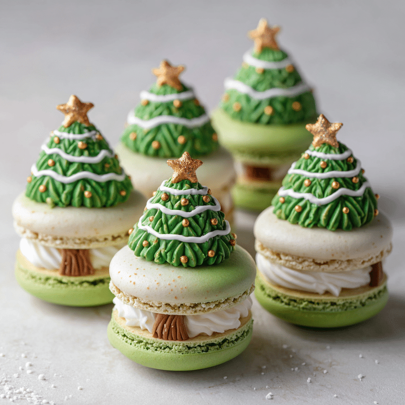 Christmas Tree Cake Macarons: Best Holiday Dessert Hack!