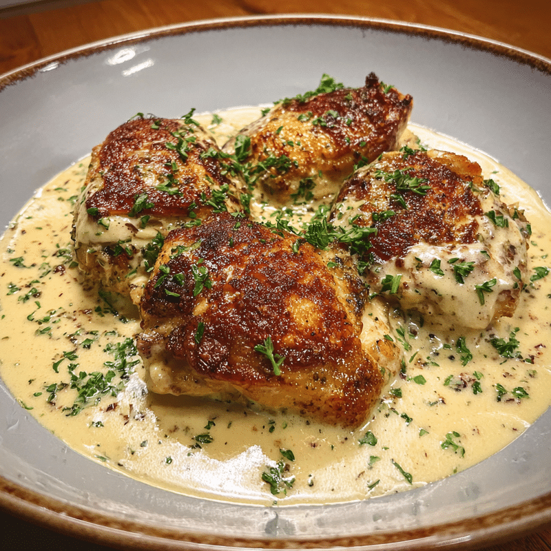 Irish Chicken in Whiskey Cream Sauce: Heavenly Dinner in 30 Mins!