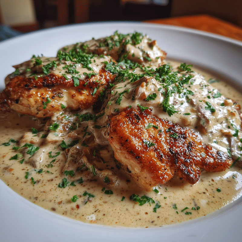 Irish Chicken in Whiskey Cream Sauce: Heavenly Dinner in 30 Mins!