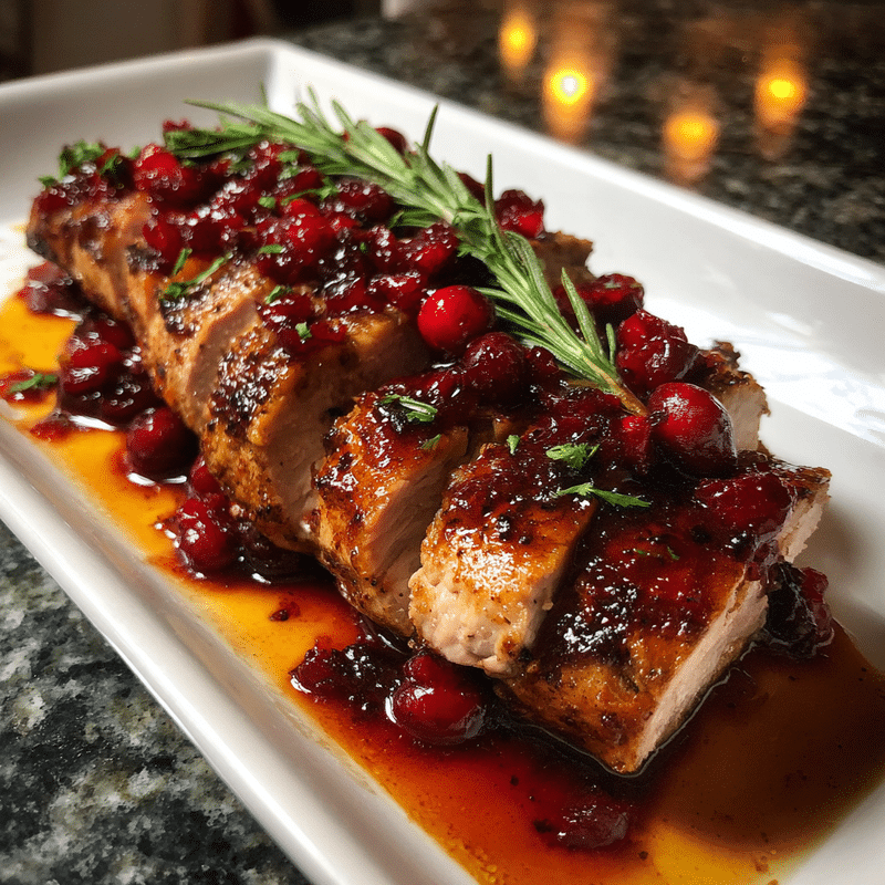 Cranberry Glazed Beef Tenderloin: A Festive Dinner Showstopper