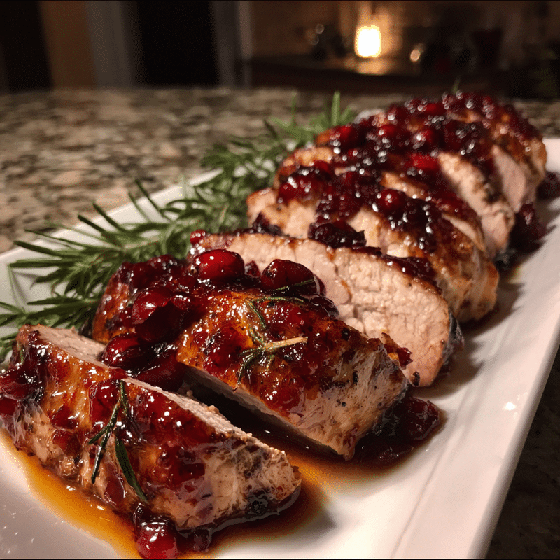 Cranberry Glazed Beef Tenderloin: A Festive Dinner Showstopper