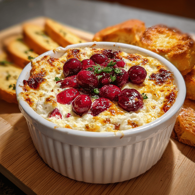 Baked Cranberry Cream Cheese Dip: Creamy Party Perfection!