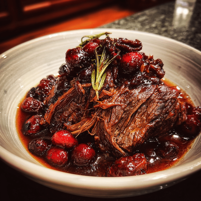 Slow-Braised Beef Roast: Why This Cranberry Glaze Wins