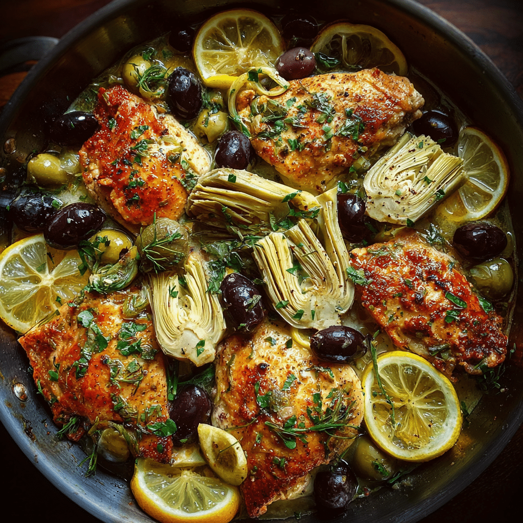 Mediterranean Lemon Chicken