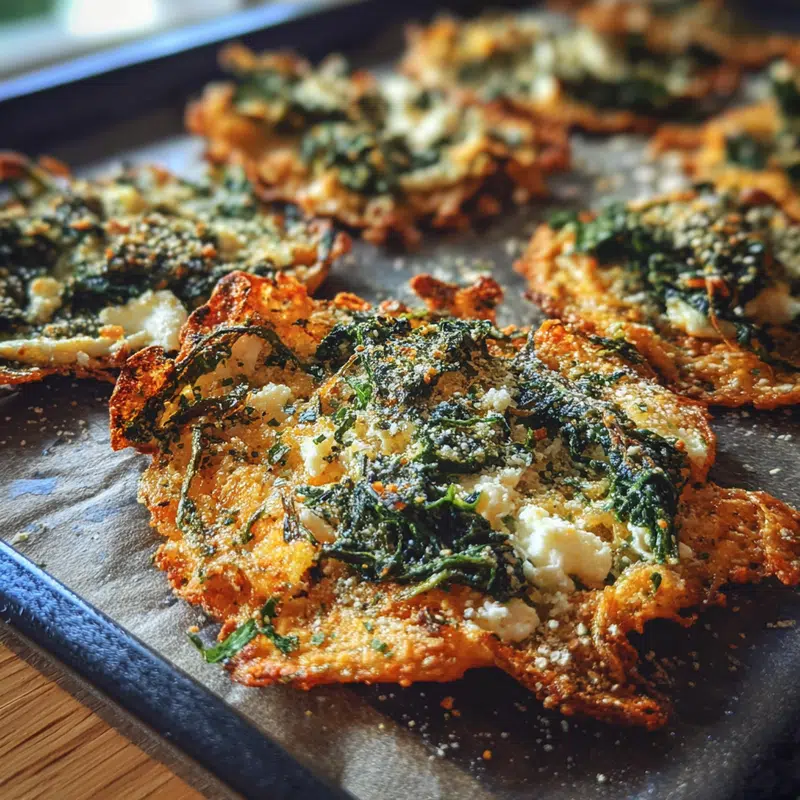 Mediterranean Spinach and Feta Crisps: The Best Snack for Healthy Munching