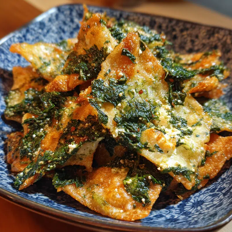 Mediterranean Spinach and Feta Crisps: The Best Snack for Healthy Munching