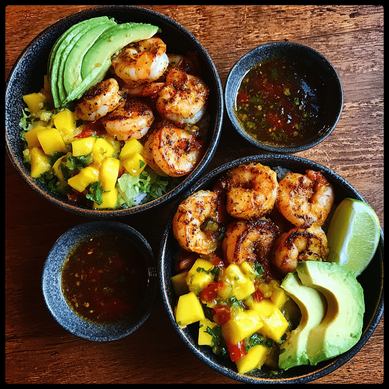 5 Reasons Why Shrimp and Avocado Bowls with Mango Salsa & Lime-Chili Sauce Are a Must-Try