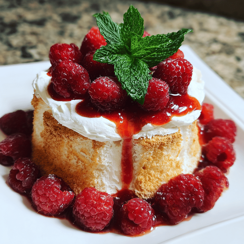 Raspberry Angel Food Cake: The Best Heavenly Treat