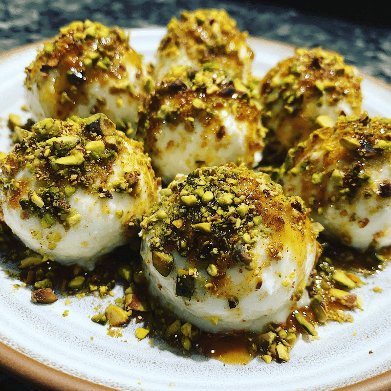 Ricotta Pistachio Honey Bites: The Best Bite-Sized Delight