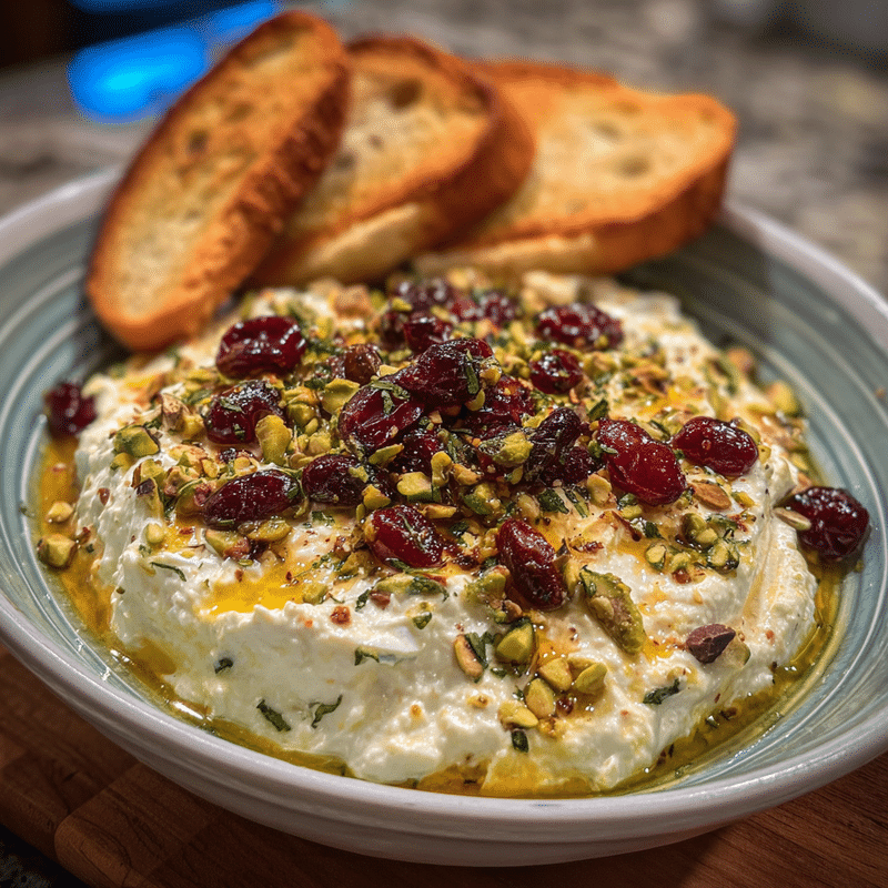 5 Reasons Why You'll Love This Whipped Feta Dip with Honey, Pistachios, and Cranberries