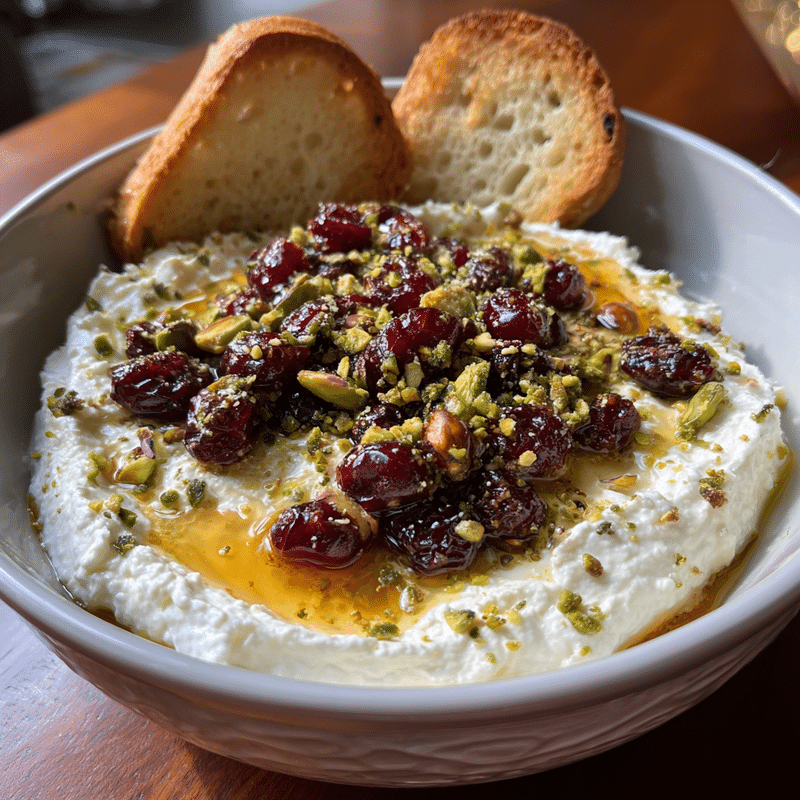 5 Reasons Why You'll Love This Whipped Feta Dip with Honey, Pistachios, and Cranberries