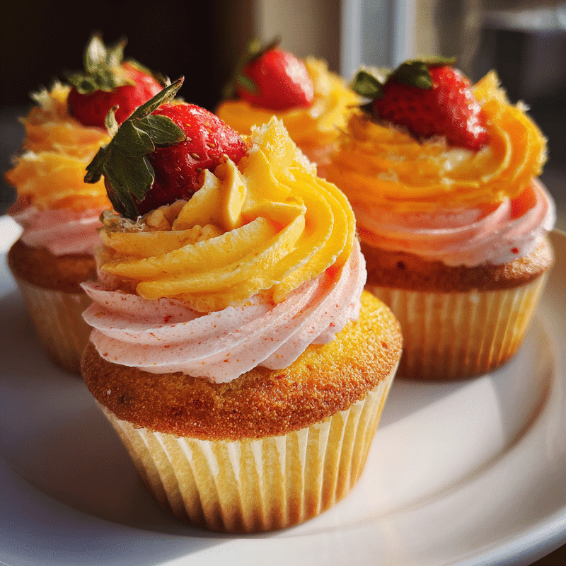 1. Why You'll Love These Mango Strawberry Sunset Cupcakes 2. Best Mango Strawberry Sunset Cupcakes for a Summer Celebration 3. How to Make Mango Strawberry Sunset Cupcakes in Under 30 Minutes 4. 5 Reasons to Try Mango Strawberry Sunset Cupcakes Today 5. Mango Strawberry Sunset