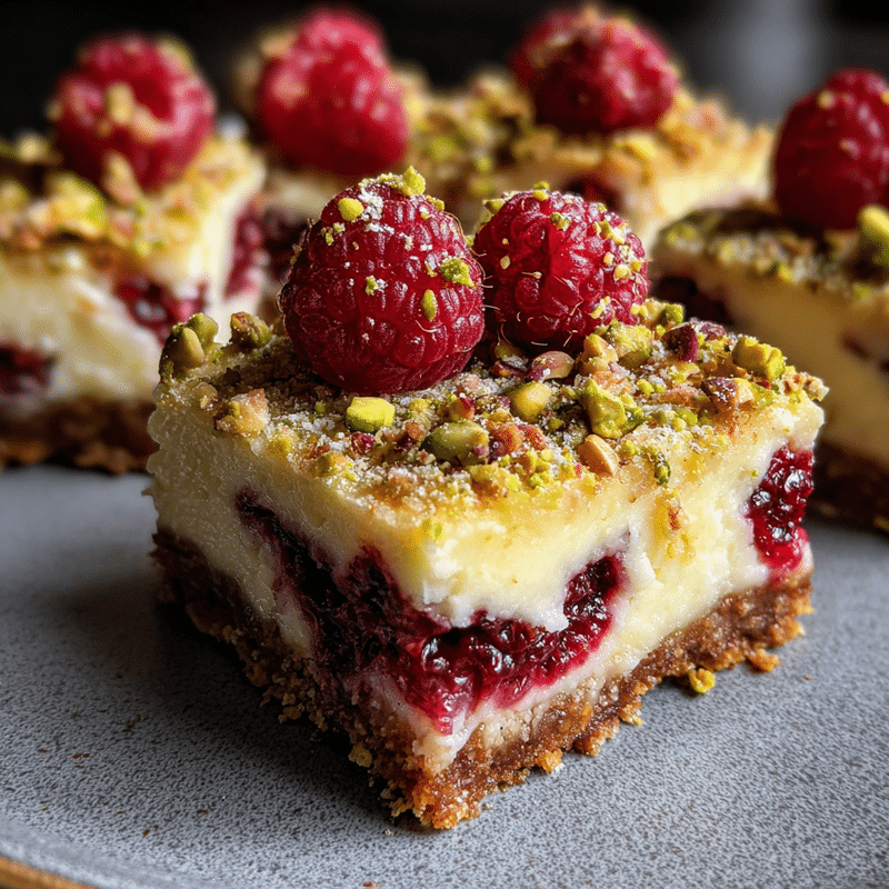 Raspberry Pistachio Cheesecake Bars: The Best Recipe You'll Ever Try