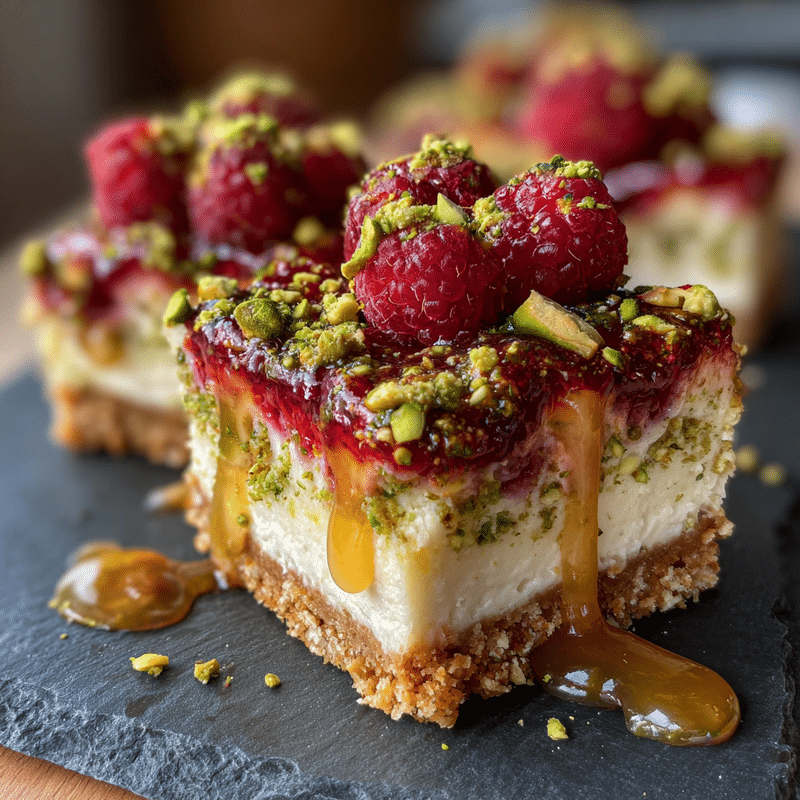 Raspberry Pistachio Cheesecake Bars: The Best Recipe You'll Ever Try