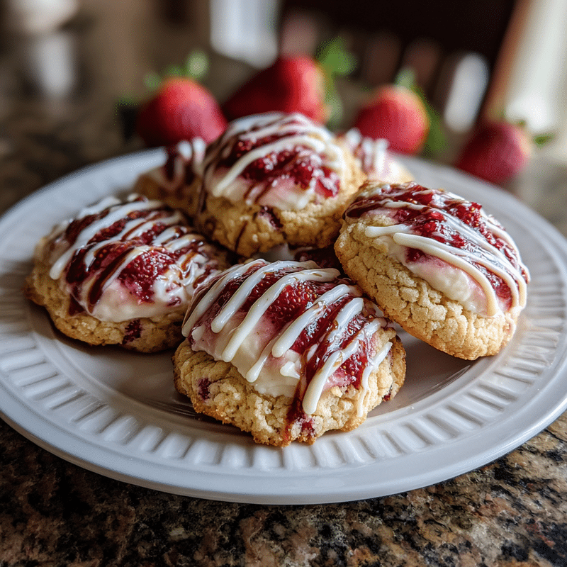 1. Irresistible Strawberry Cheesecake Cookies: The Sweetest Treat 2. Why You Need to Try Strawberry Cheesecake Cookies (and How to Make Them) 3. Best Strawberry Cheesecake Cookies: A Delightful Fusion of Flavors 4. Strawberry Cheesecake Cookies: 5 Reasons to Bake