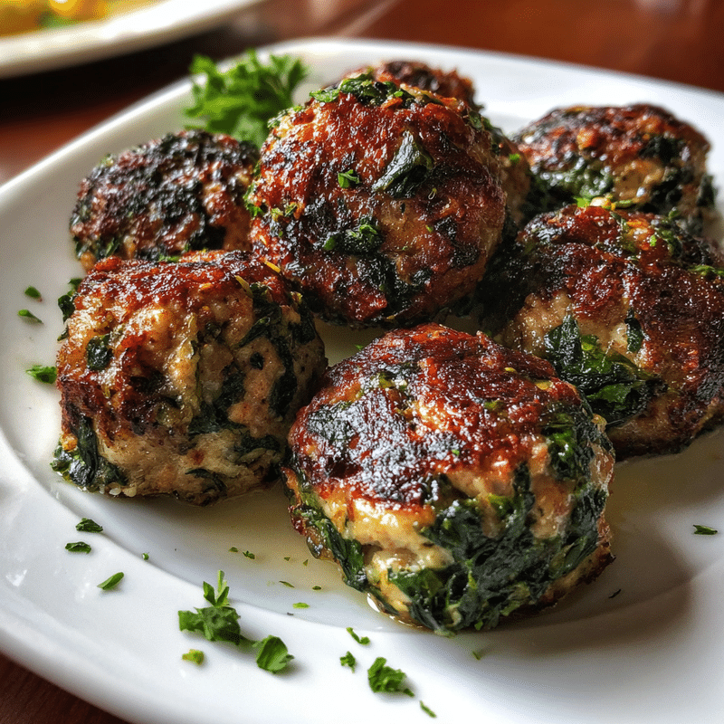 The Best Spinach & Garlic Meatballs You'll Ever Eat Why Spinach & Garlic Meatballs are a Healthy Dinner Delight How to Make the Ultimate Spinach & Garlic Meatballs Spinach & Garlic Meatballs: 5 Reasons to Add Them to Your Meal Prep