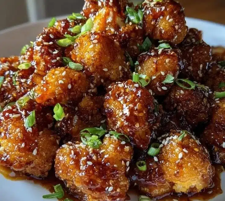 Amazing Sticky Honey Garlic Cauliflower in 5 Steps