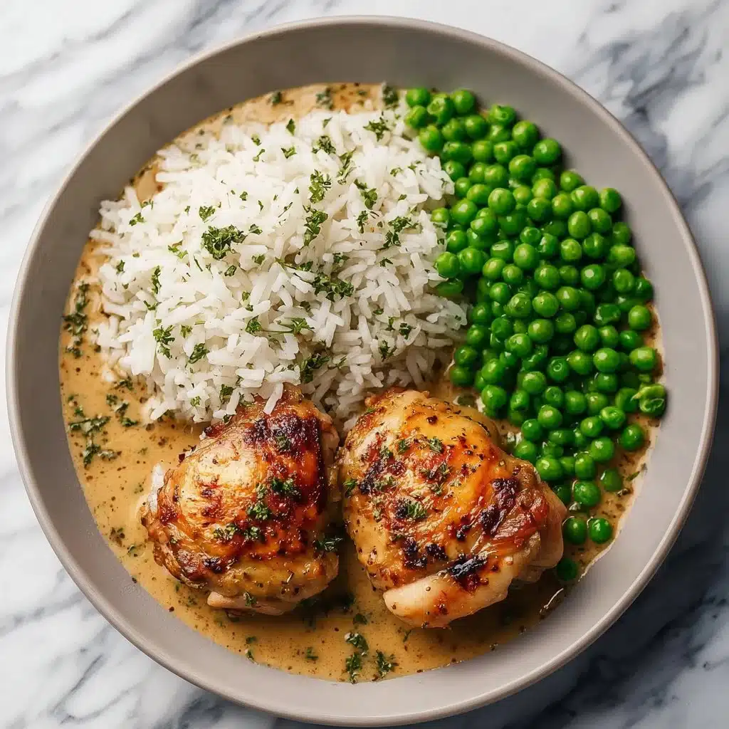 Creamy Boursin Chicken recipe served with sides