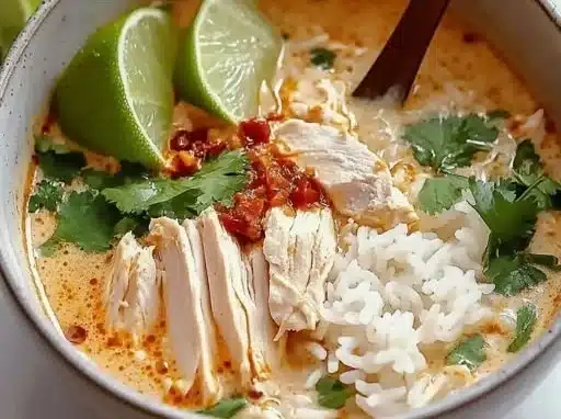 Coconut Chicken Brothy Rice