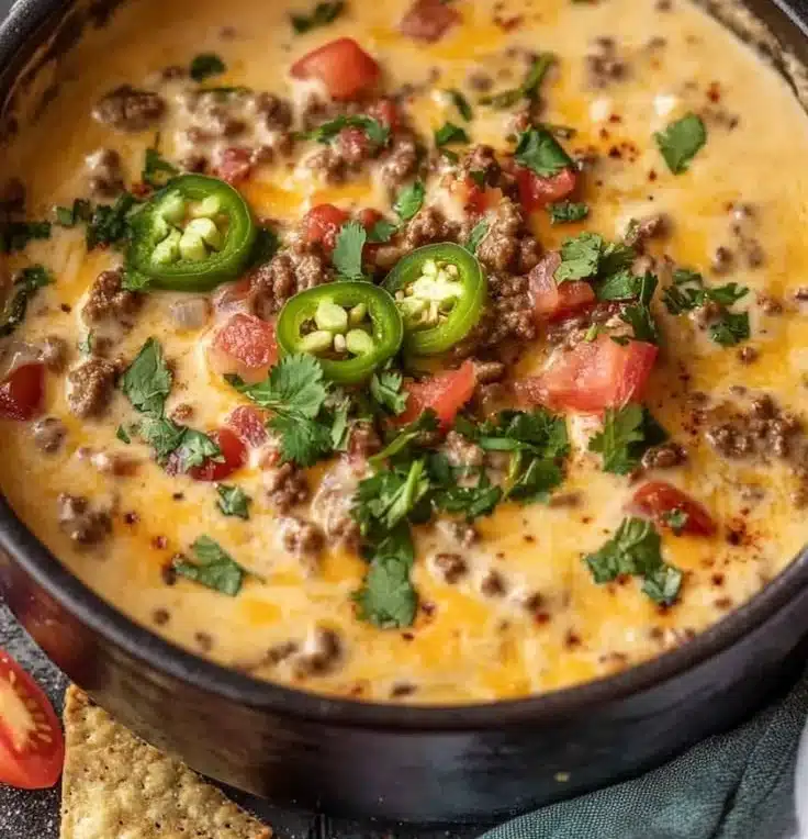 A delicious spread of Cowboy Cheese served with crackers and spices.