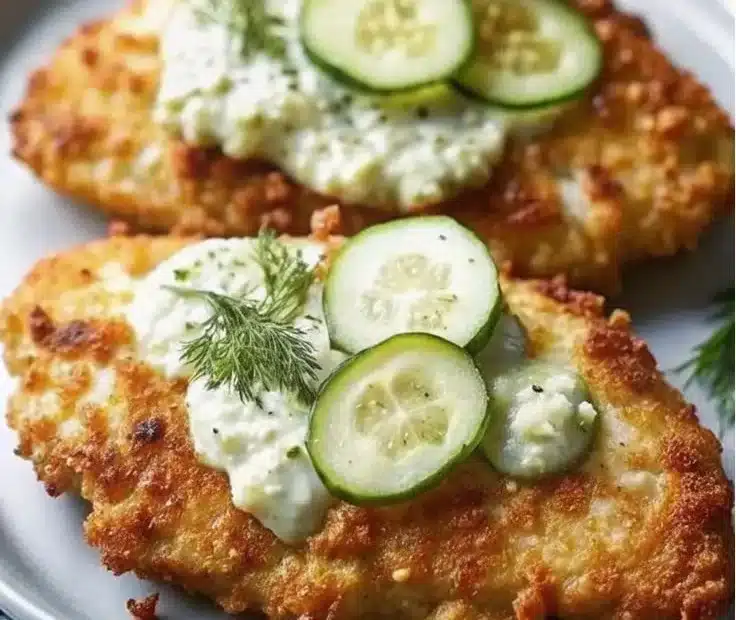 Crispy Dill Pickle Parmesan Chicken