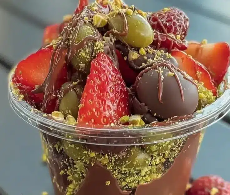 Dubai Chocolate Strawberry Cup