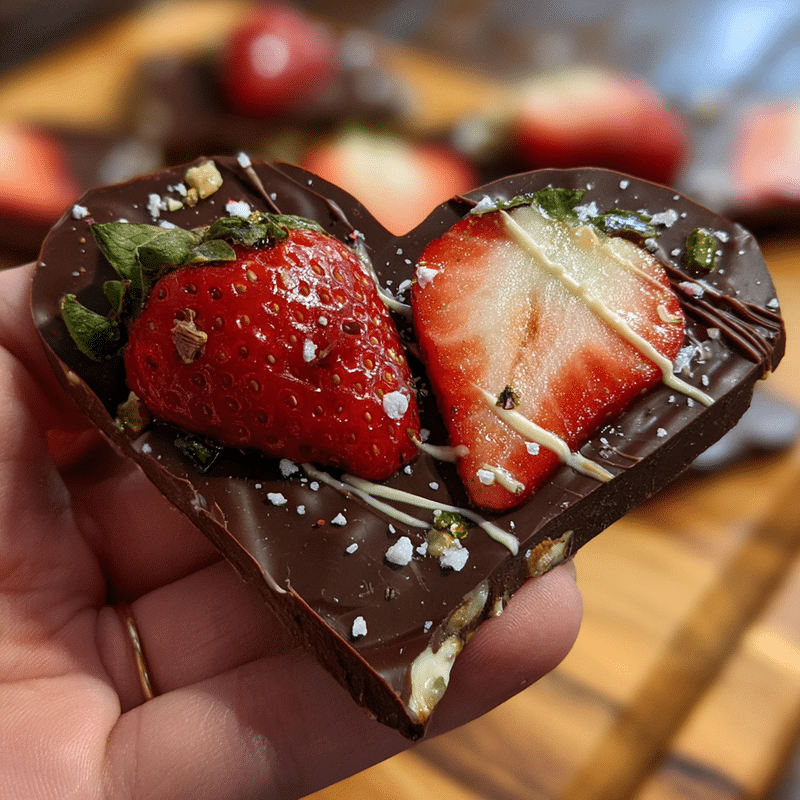 How to Make Heart-Shaped Chocolate Strawberry Bark in Minutes Best 5 Reasons to Try Heart-Shaped Chocolate Strawberry Bark Why Heart-Shaped Chocolate Strawberry Bark is the Perfect Valentine's Day Treat Heart-Shaped Chocolate Strawberry Bark: A Delicious and Easy Homemade Dessert Heart-Shaped Chocolate Strawberry Bark: The Sweetest