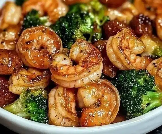 High-Protein Honey Garlic Shrimp
