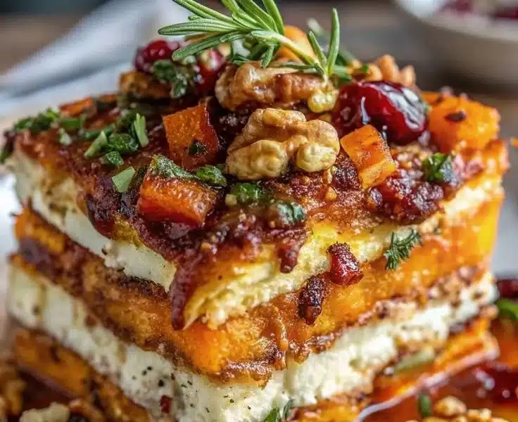 Layered Sweet Potato Butternut Squash Carrot Lasagna Recipe