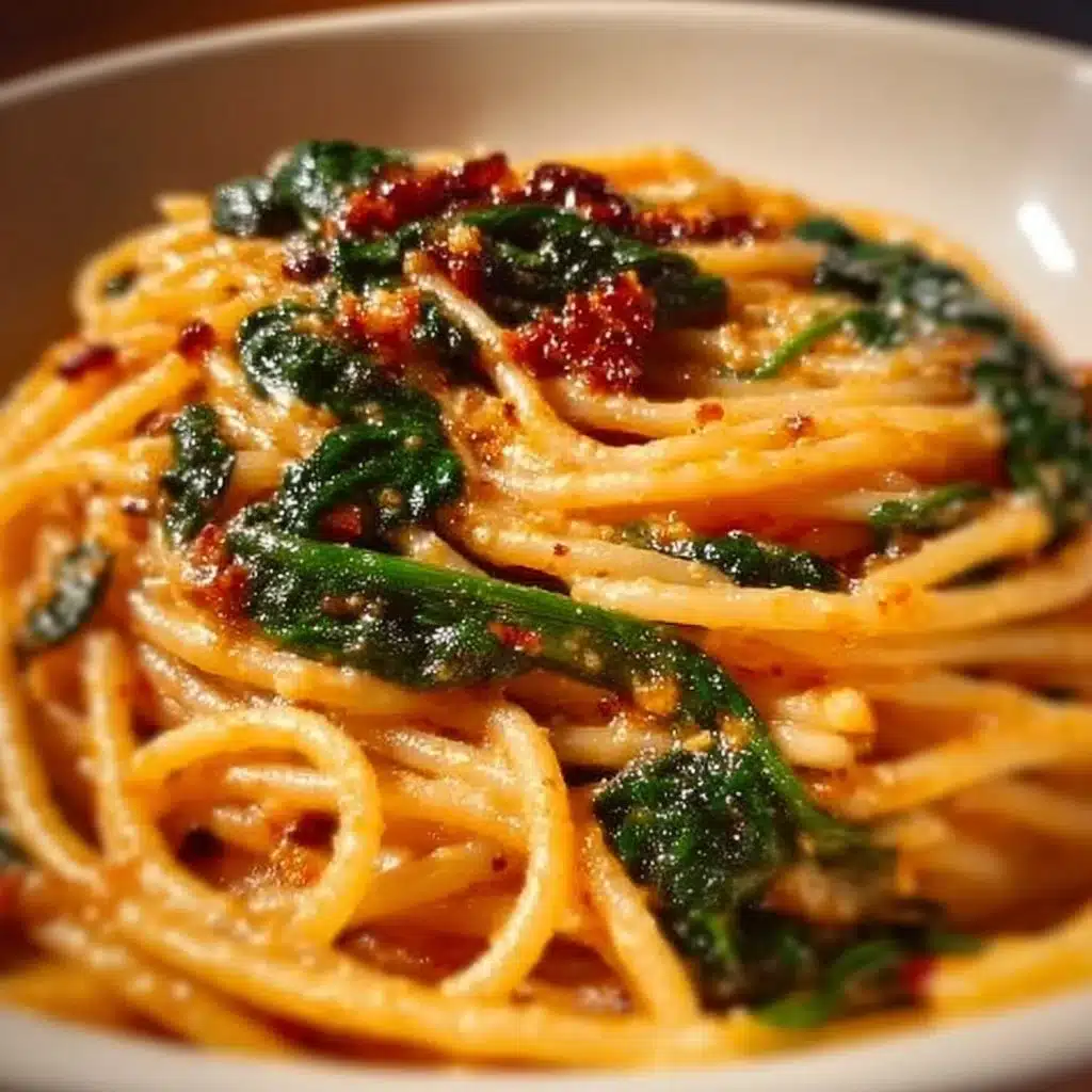 Spaghetti & Spinach with Sun-Dried Tomato Cream Sauce: An Incredible Ultimate Recipe